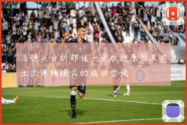 马德兴分析邵佳一受欢迎原因及其土主洋辅模式的成功尝试